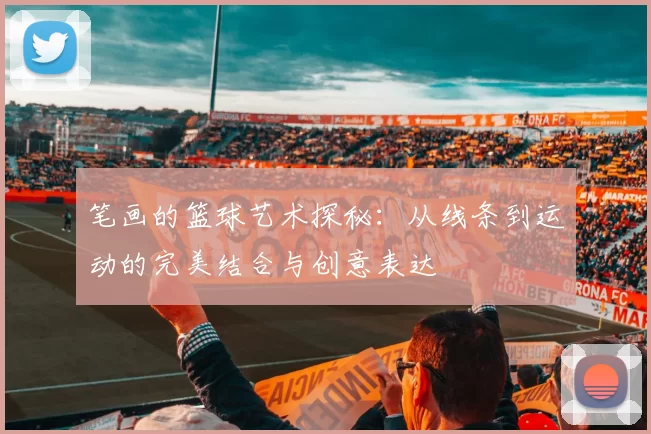 笔画的篮球艺术探秘：从线条到运动的完美结合与创意表达